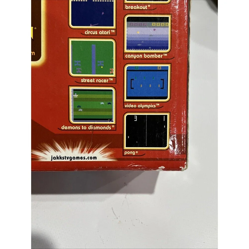 ATARI Plug n PLAY TV Retro Gaming 13 Built in Video Games NEW Breakout PONG Jakk